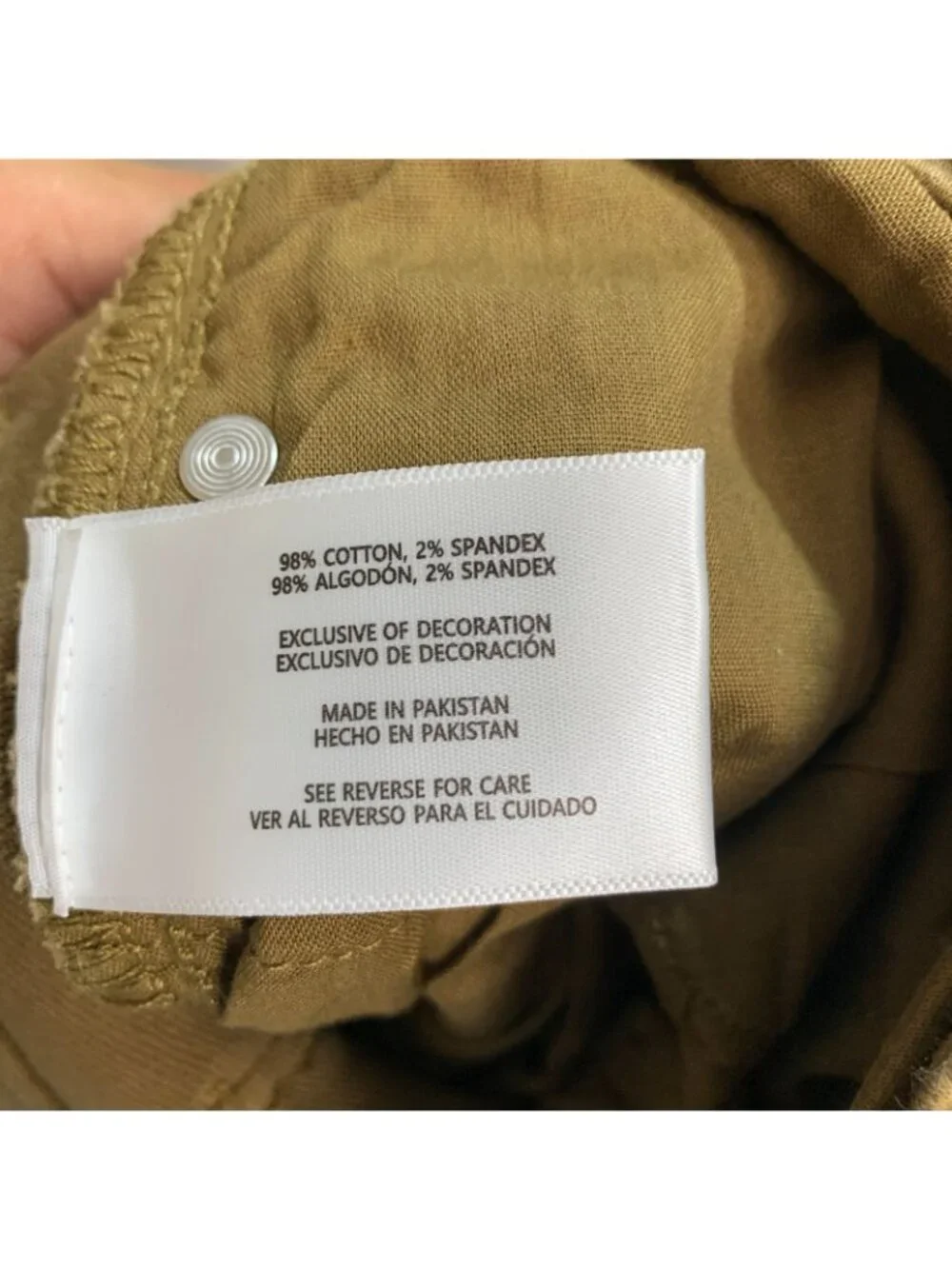 NWT Banana Republic Men's 32x30 5-Pocket Pants Tan Cotton-Blend Stretch
